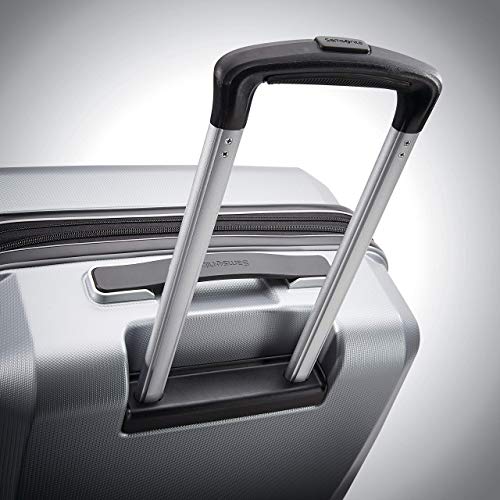 Samsonite Winfield 3 DLX Hardside Luggage with Spinner Wheels, Silver, 3-Piece Set (20/25/28), Winfield 3 DLX Hardside Expandable Luggage with Spinners