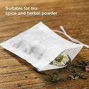 100 pcs Tea Filter Bags,Disposable Empty Loose Leaf Tea Bags (3.54 x 2.75 inch)