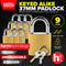 [9PCE] Handy Hardware Keyed Alike Padlocks, High-Security Locks with Same Key and Durable Stainless Steel Shackle