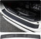 2 Pieces Car Rear Bumper Protector Guard, Anti-Scratch Carbon Fiber Trunk Door Sill Protection Strip Sticker, Universal Vehicle Trim Cover Accessories for Car, Truck, SUV, Van