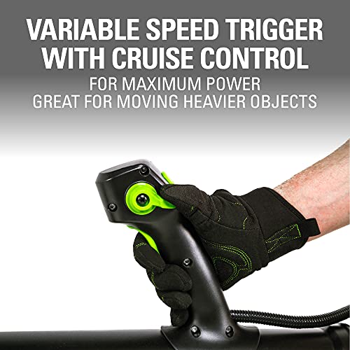 Greenworks 80V (180 MPH / 610 CFM / 75+ Compatible Tools) Cordless Brushless Backpack Blower, 2.5Ah Battery and Rapid Charger Included, Green/Black