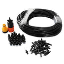 2RZ Misting Cooling System Kit, Irrigation System 82FT(25M) Misting Line DIY Outdoor +25 Plastic Mist Nozzle for Lawn Patio Garden Greenhouse