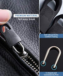 (Black Zipper Pull Kit) - Zipper Pull, Universal Zipper Pull Replacement Kit, Removable Zipper Pulls Tab Replacement (20 Pcs), Black Zipper Pulls for Jackets, Luggage, Backpacks, Purses, Boots, Pants, Tents, (3 Styles 4 Sizes)