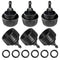 6 Pack Drip Irrigation Hose Connectors, 1/4 Inch Drip Irrigation Tubing to Faucet/Garden Hose Adapter, 3/4 to 1/4 inch Drip Irrigation Tubing Connectors, 1/4 Inch Drip Irrigation Garden Hose Adapter