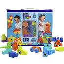 Mega BLOKS Bigger Building Bag Building Set with 150 Big and Colorful Building Blocks, and 1 Storage Bag