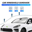 KUST Windshield Sun Shade for Porsche Macan SUV 2014-2020 2021 Sunshade Foldable Sun Visor Protector Blocks UV Rays Keep Your Car Cooler