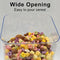 Zeadesign Cereal Dispenser Countertop 2Pc, Cereal Containers Storage, 5L Organization and Storage Containers for Kitchen, Dry Food Dispenser for Rice, Grains, Nuts, Snack,Oatmeal, Pet food, White