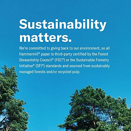 Hammermill Paper, Premium Multi-Purpose Paper Poly Wrap, 24lb, 8.5 x 11, Letter, 97 Bright, 500 Sheets / 1 Ream (105810) Made in The USA