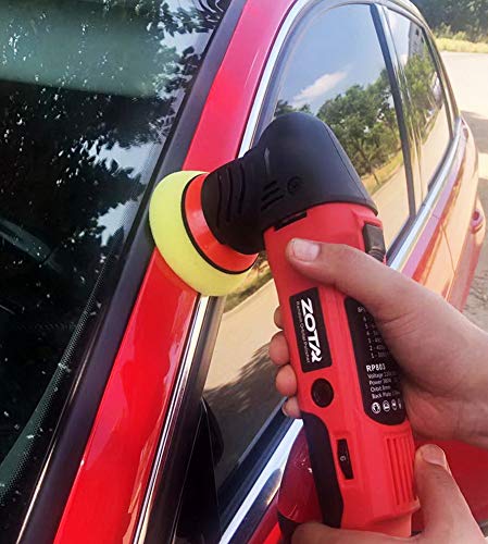 ZOTA Oribtal Polisher, 3 inch Dual Action Polisher with 13.1 feet Cord, Mini Polisher Kit and Polisher for Car Detailing.