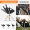 KingCamp 2 Pack Swinging Camping Chair,Lightweight Hammock Camping Chair,Aluminum Alloy Rocker Camp Chair with Headrest Cup Holder Recliner for Outdoor Picnic Beach Sporting Events Concerts Backyard