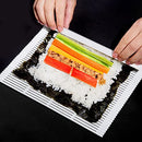 Plastic Sushi Rolling Mat,DanziX 4 PCS Kitchen Non Stick Sushi Rolling Mat for Home Kitchen DIY Sushi Tool