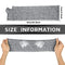Zhanmai Cut Resistant Leg Sleeves Bite-Proof Protective Leg Sleeves for Welding, Lawn Mowing Guard Safety (Gray, Heel Hole Style)