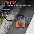 ZEPHYR S3 Tire Inflator Portable Air Compressor with 7800mAh Battery and 100% Duty Cycle, Air Pump for Cars, SUVs, Bikes, Balls (Dark Cyan)