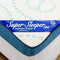 Super Sleeper Pro Straight 2 Sleep Mattress Topper Instantly Upgrade Your Bed + 2 Free Adjustable Pillows - (Queen)