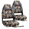 SUNDGORA Camo High Back Folding Fishing Boat Seat for Fishing,Stainless Steel Screws Included,Camo/Charcoal