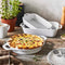 STAUB Ceramics Bakeware-Pie-Pans Dish, 9-inch, White