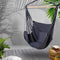 Gardeon Hammock, Single or Double Size Chair Portable Camping Swing Hanging Chairs Hammocks Patio Backyard Porch Outdoor Indoor Furniture, with 2 Cushions Pillows Easy Installation Grey