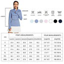 Libin Women's Long Sleeve Golf Shirts Half-Zip Workout Shirt Quick Dry UPF 50+ Sun Protection SPF UV Athletic Hiking Tennis Tops, White XL