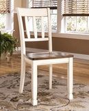 Signature Design by Ashley Dining Chair, Beige, 40.63" W x 18.38" D x11.5 H
