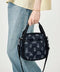 LeSportsac Small JENNI/8056 Official Shoulder Bag, Miffy Black Stencil, Free Size