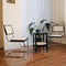 seonyou Rattan Mid Century Modern Dining Chairs Set of 4, Dining Room Chairs with Rattan Solid Wood Backrest and Sturdy Metal Leg, Woven Black Cane Back Kitchen Chairs