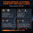 ANCEL FX2000 OBD2 Scanner, Car Scanner ABS SRS Transmission Airbag OBDII Scanner Diagnostic Tool, Check Car Engine Code Reader, Vehicle Scan Tool, OBD Diagnostic Scanner for All Cars