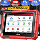 LAUNCH X431 PROS ELITE, Latest X431 Car Diagnostic Scanner for 2023, Full System Bidirectional Scan Tool Support 37+ Services, ECU Coding, CANFD&DoIP, Guide Function, 2 Years Free Update