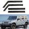 ZYFZZDS Window Visors Rain Guard,Wind Guards for 2018-2022 Jeep Wrangler,for 2020-2022 Jeep Gladiator,4pcs Window Deflectors 94183