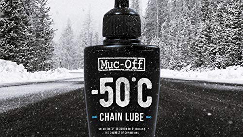 Muc-Off -50°c Chain Lube, 50 Milliliters - Premium Durable Bike Chain Lubricant for Ultimate Performance in Freezing Conditions