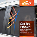 X-CAR Port Rear Window Sun Shade for Holden Captiva 2006-17 Magnetic Car Sun Blind Mesh