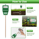 Dr.Meter Soil Moisture Meter, Plant Water Meter for Garden Lawn Farm Indoor & Outdoor Use, Soil Tester Hygrometer Sensor for House Plants, Gardening Gifts, No Battery Needed