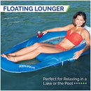 Kelsyus Premium Floating Lounger with Fast Inflation, Inflatable Recliner Chair, Lake & Pool Float for Adults with Cup Holder, Amazon Exclusive