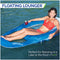 Kelsyus Premium Floating Lounger with Fast Inflation, Inflatable Recliner Chair, Lake & Pool Float for Adults with Cup Holder, Amazon Exclusive