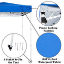 Sunnyglade 6x4 Ft Pop-Up Canopy Tent Outdoor Portable Instant Shelter Folding Canopy with Carry Bag(Royal Blue)