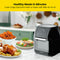 CHEFMAN Multifunctional Digital Air Fryer+ Rotisserie, Dehydrator, Convection Oven, 17 Presets Fry, Roast, Dehydrate, Bake, XL 10L Family Size, 1800W, Auto Shutoff, Large Easy-View Window, Black