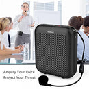 NORWII Portable Rechargeable Mini Voice Amplifier with Wired Microphone Headset & Waistband, Personal Voice Amplifier for Teachers, Presentation, Tour Guides, Meeting, Coaches