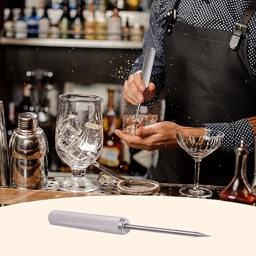 (Silver) - Mike Home Aluminium Alloy Ice Pick Tea Knife Needle Professional Tool for Restaurant Bar Home 1 Pcs (Silver)