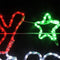 Stockholm Christmas Lights LED Rope Letter Merry Christmas Sign Xmas Star Outdoor 125x75CM