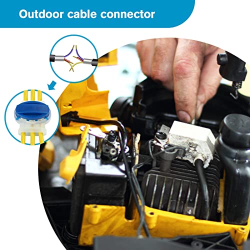 GWHOLE Pack of 20 Cable Connector IDC 314 Electrical Wire Connectors for Robotic Lawn Mowers, Irrigation Applications