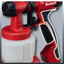 Einhell TC-SY 600 S – Electric paint gun kit with accessories (power 600 W, 1000 ml/min, tank 800 ml.