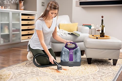 BISSELL SpotClean 36984 Portable Carpet and Upholstery Spot Cleaner, Purple