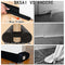 BKSAI Door Draft Stopper Door Seal Strip for Door Without Adhesive Bottom Seal Sound Blocker Wind Stopper Block Noise for Front Door Shower Bathroom,Machine Washable Black (29-35inch)