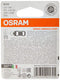 Osram 2821-02B Wedge Base 12V 3W Headlight Globe (Pack of 2)