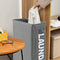 Large Foldable Laundry Washing Clothes Storage Bag Basket Bin Organiser (White)