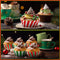 SANNIX 450pcs Christmas Cupcake Liners,Xmas Candy Pattern Baking Cups Cupcake Wrappers Paper Wraps Muffin Liners for Christmas Holiday Birthday Party Candy Cake Make Decorations Supplies(9 Designs)