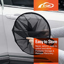 X-CAR Port Rear Window Sun Shade for Nissan Qashqai 2014-2022 Magnetic Car Sun Blind Mesh