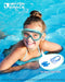 Water Space 2 Pack Swim Goggles Swimming for Kids Youth Girls Boys Aged 3-6 4-7 6-14 8-12, Toddler Anti-fog Waterproof Clear Wide Vision, Pool Underwater No-Leaking Yellow a & Cyan