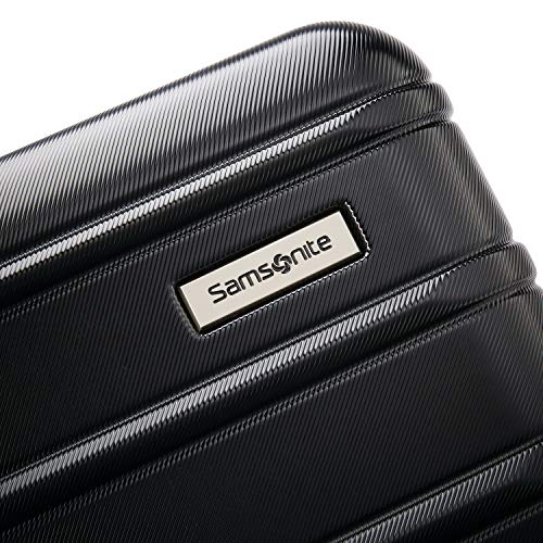 Samsonite Omni 2 Hardside Expandable Luggage with Duel Spinner Wheels, Midnight Black, 3-Piece Set (CO/MED/LG), Omni 2 Hardside Expandable Luggage with Duel Spinner Wheels