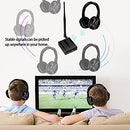 10pcs Bundle Wireless Silent Disco LED Flashing Light Headphones with 1 Transmitter 500m Distance