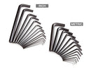 TEKTON Hex Key Wrench Set, Inch/Metric, 30-Piece | 25253